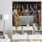 Designart - The Last Supper - Religious Print on Natural Pine Wood